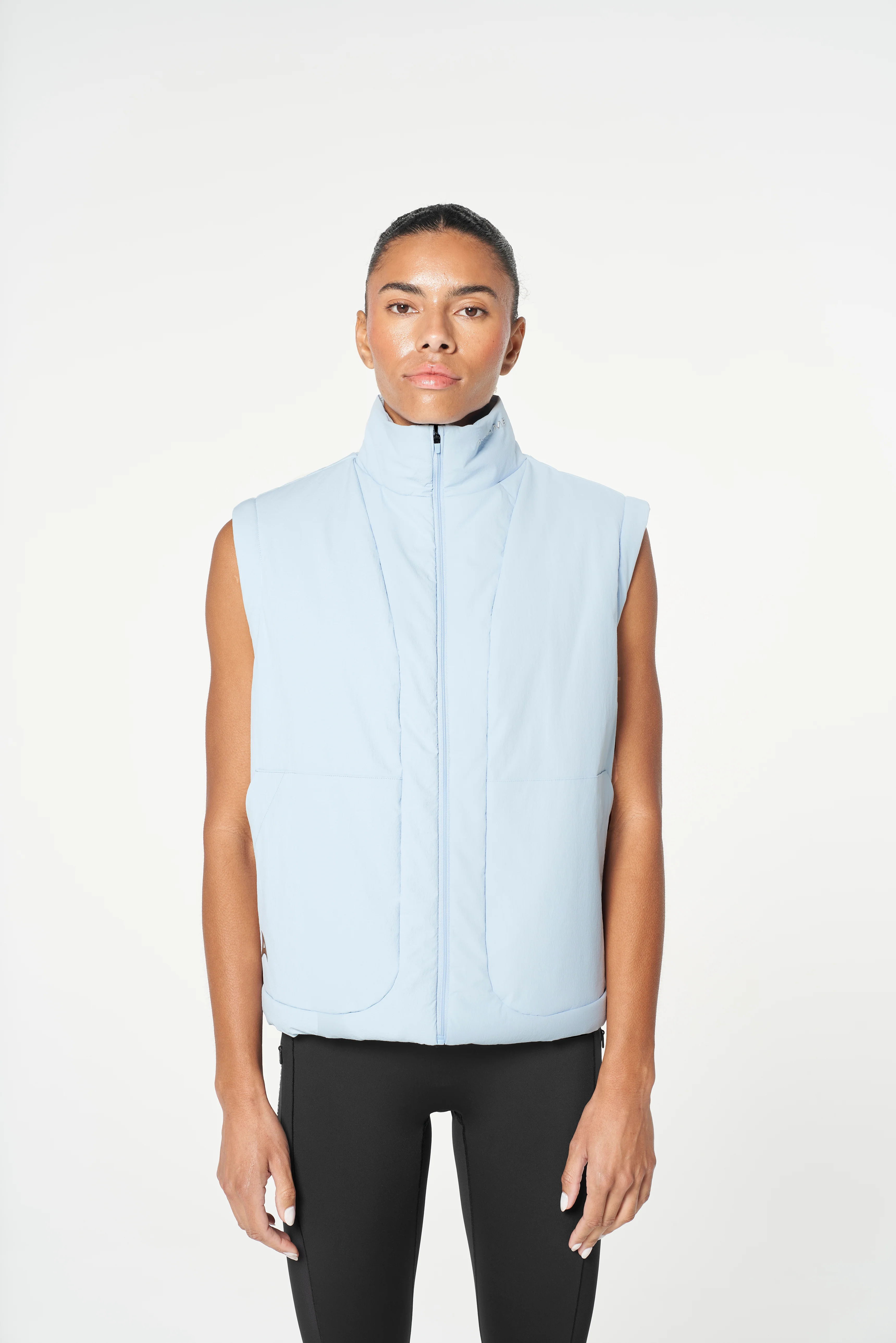 Women's Lightweight Padded Jacket - Pale Blue - Image 14