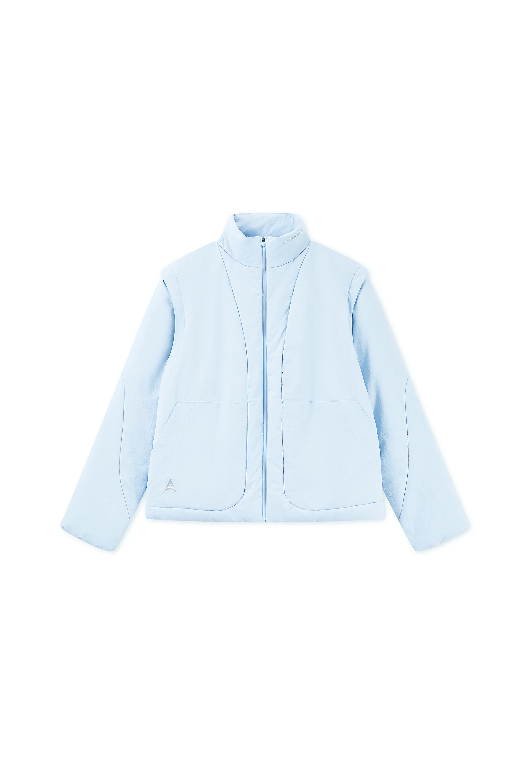 Women's Lightweight Padded Jacket - Pale Blue - Image 17
