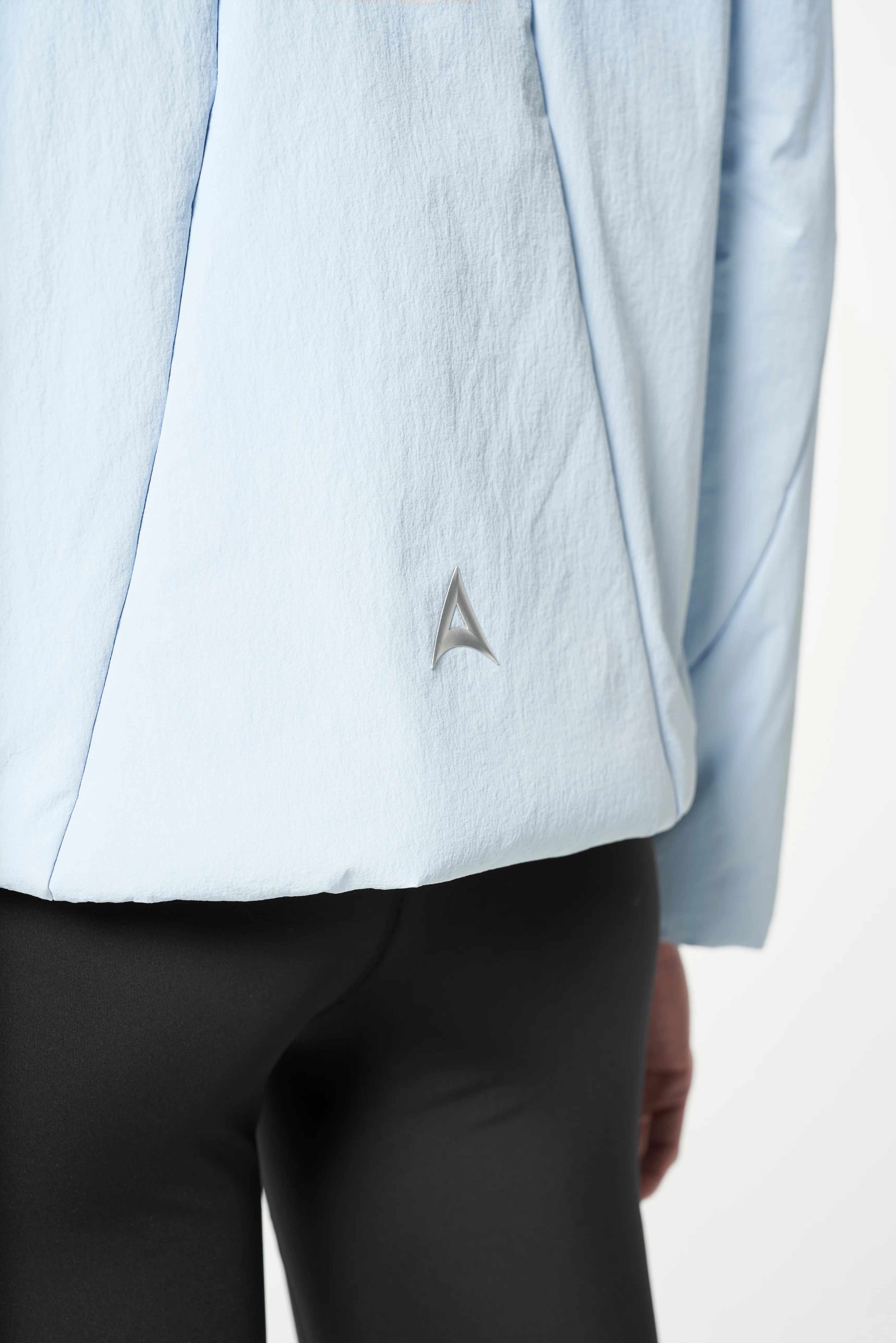 Women's Lightweight Padded Jacket - Pale Blue - Image 5