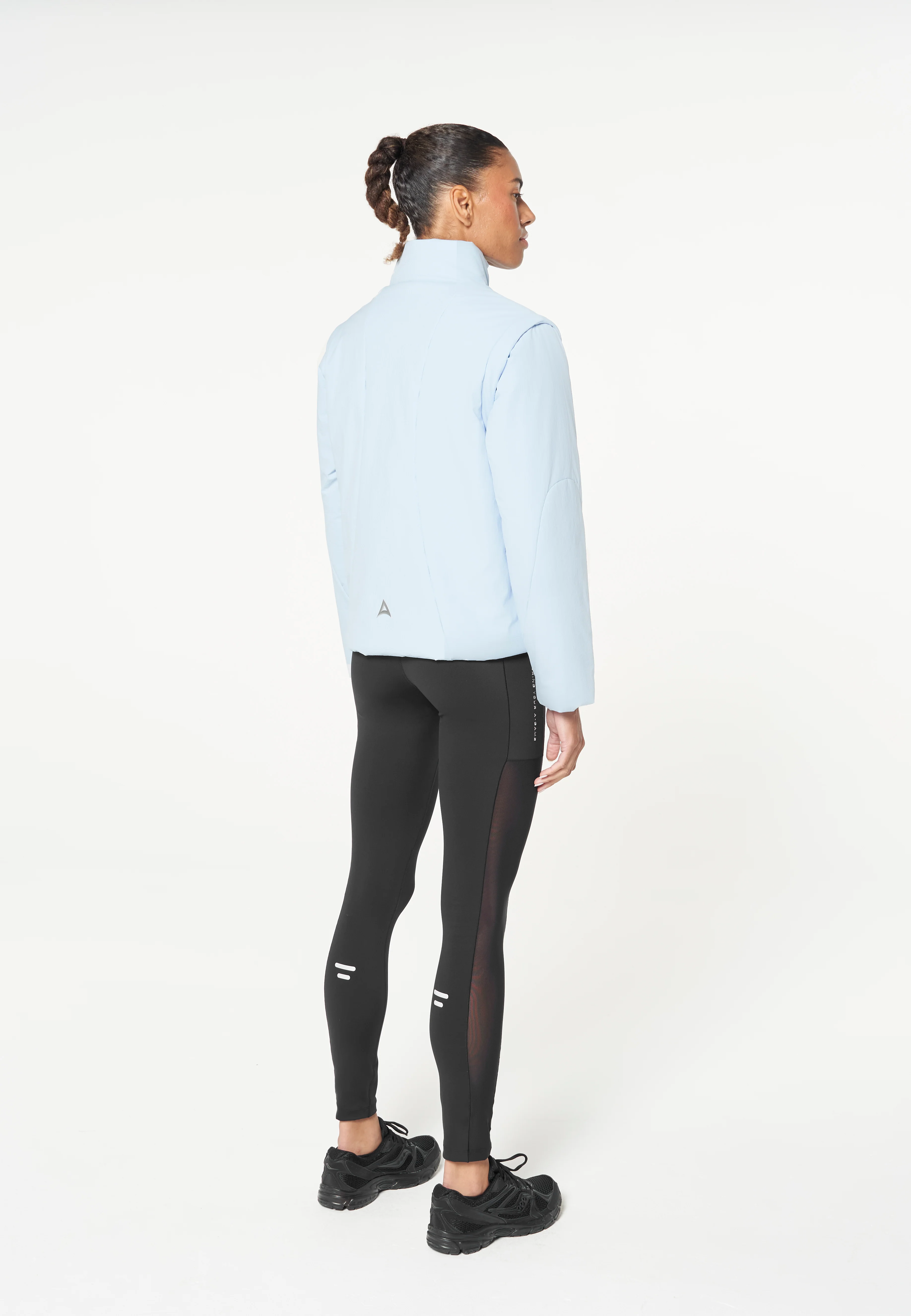 Women's Lightweight Padded Jacket - Pale Blue - Image 9