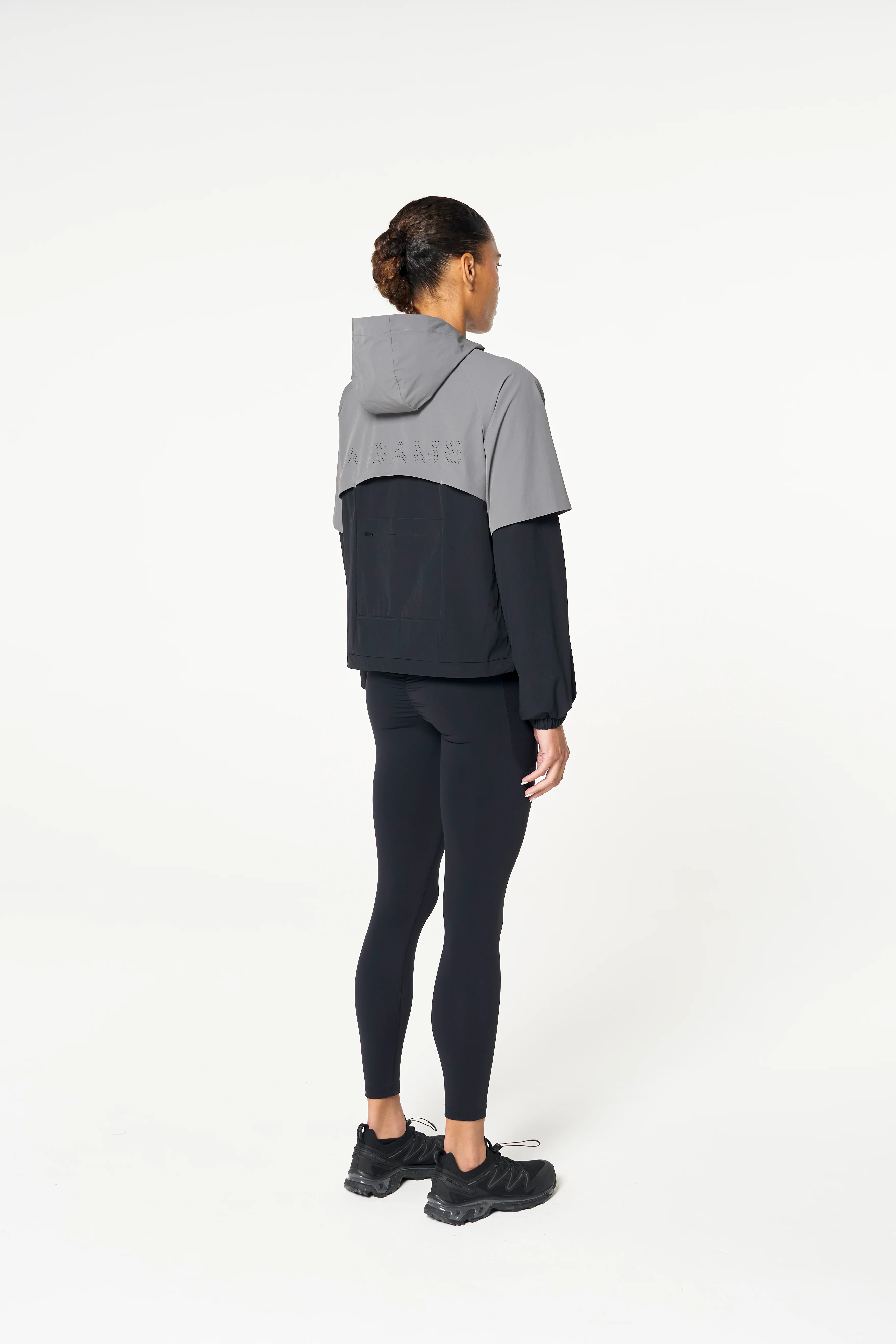 Women's Quarter Zip Jacket - Black - Image 6