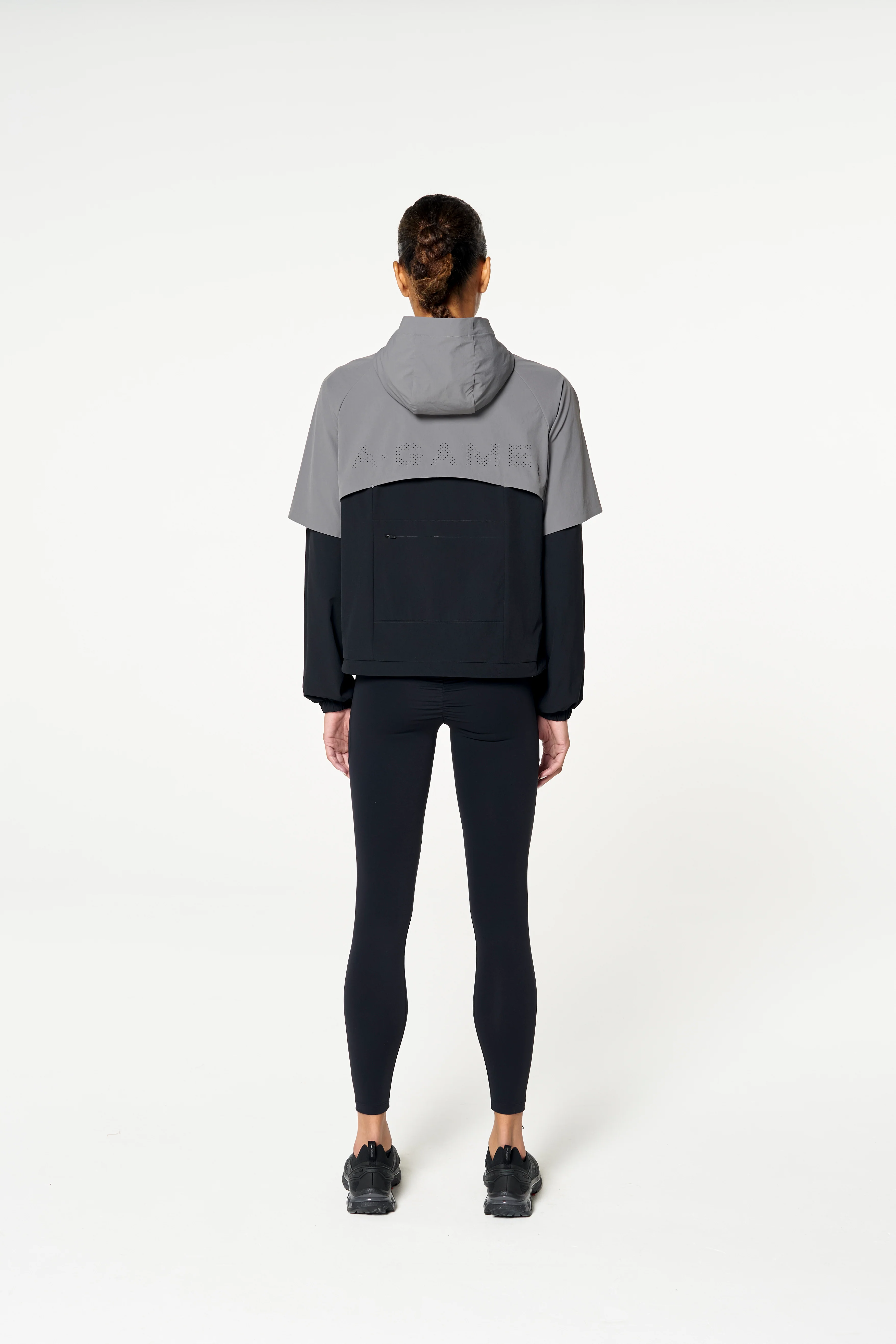 Women's Quarter Zip Jacket - Black - Image 7