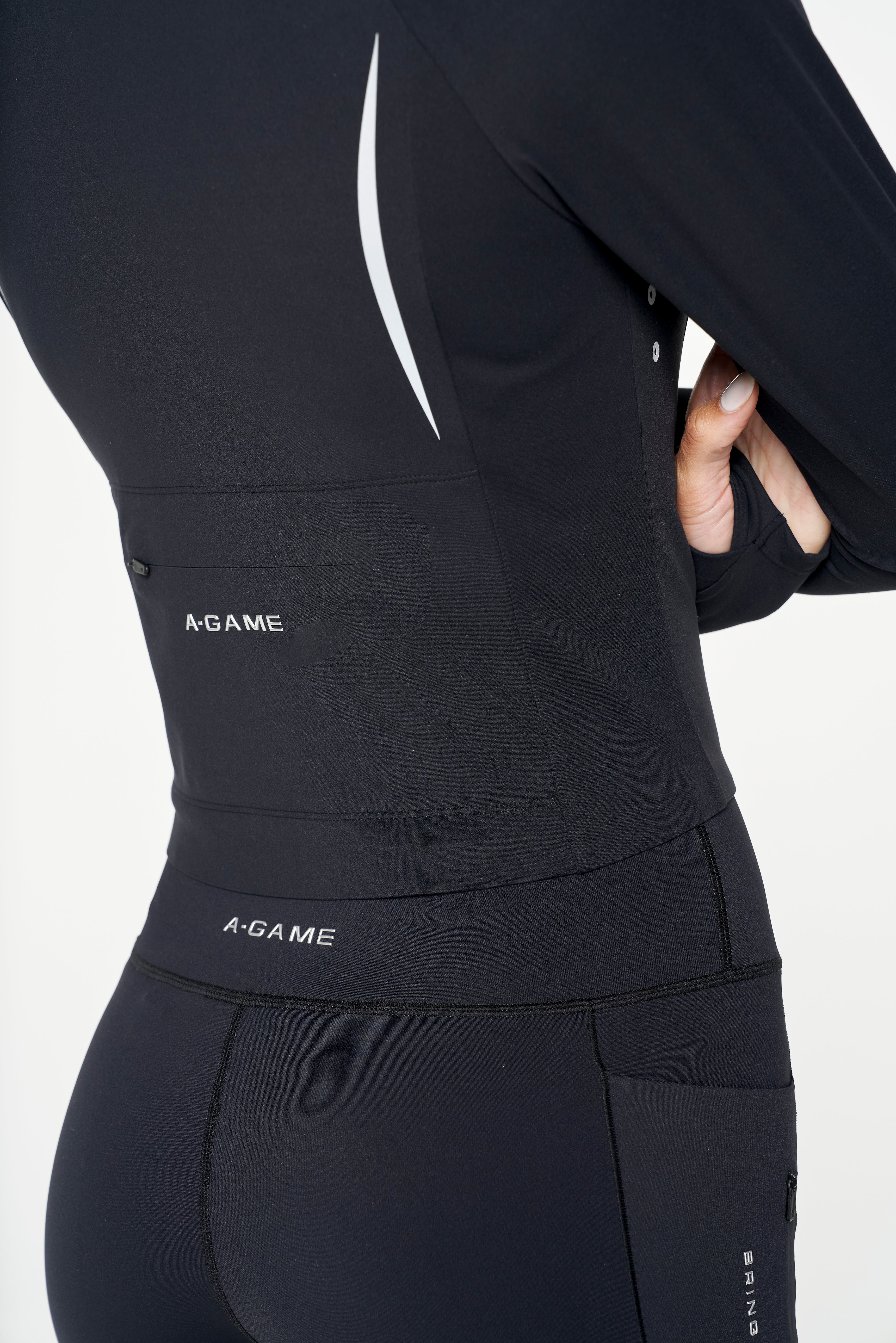 Women's Zip Through - Black - Image 7