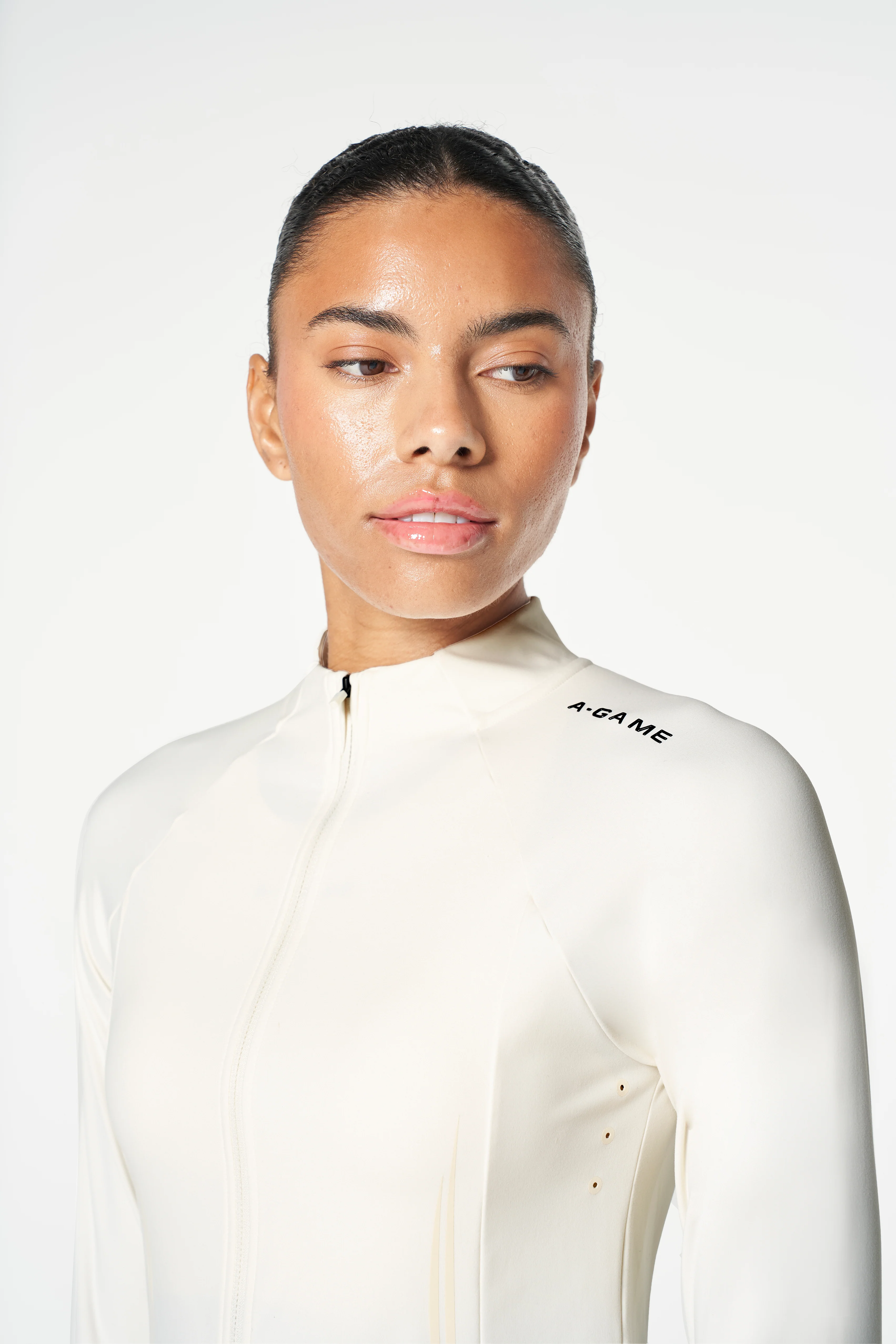 Women's Zip Through - Ecru - Image 3